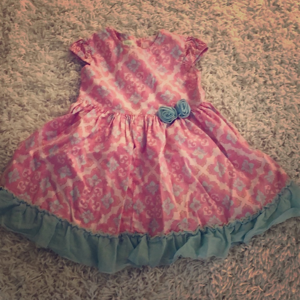 A pink dress